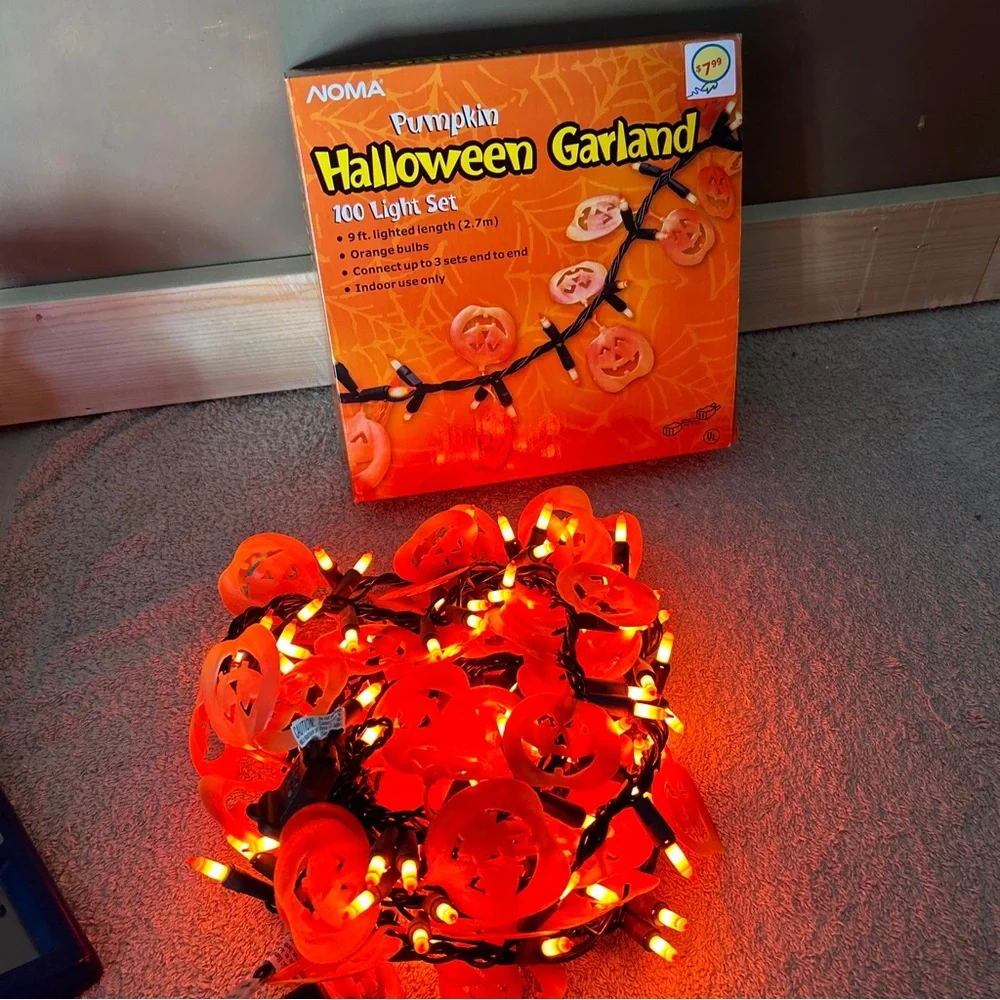 Halloween Lights Garland